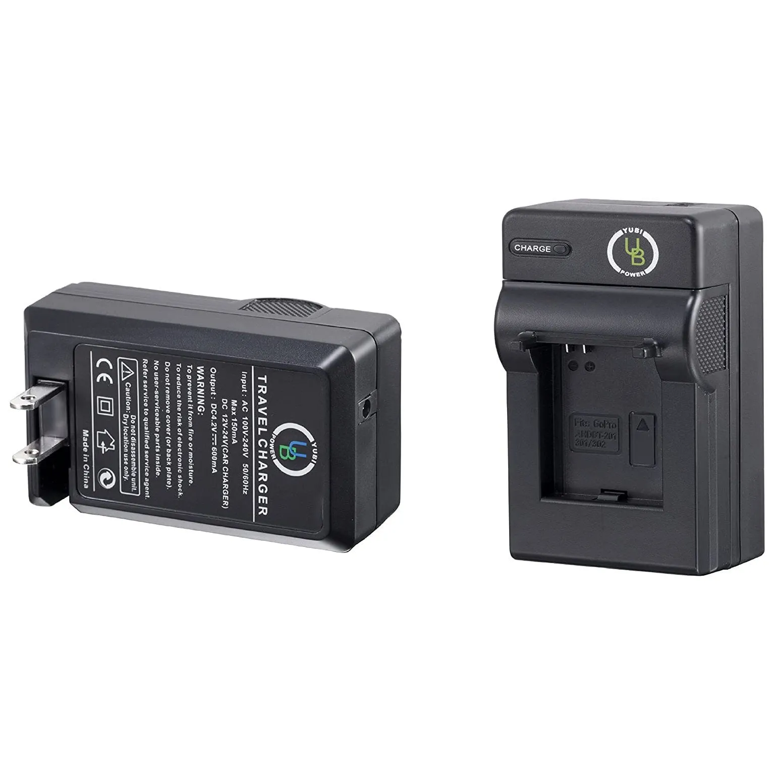 Yubi Power 2 Batteries Kit for GoPro 1280 mAh and Travel Charger Kits